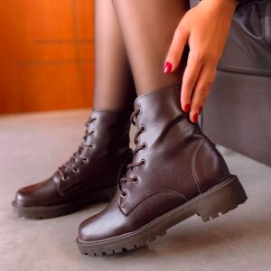 Bota Coturno Kelly Café