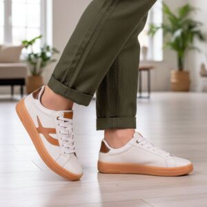 Tênis Casual Feminino Limited Cor Off